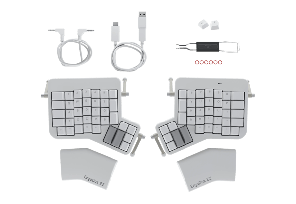 Contents of the Ergodox-EZ box